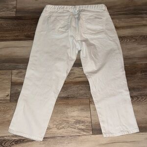 Calvin Klein Jeans Power Stretch Skinny Crop wide leg short pants size 10